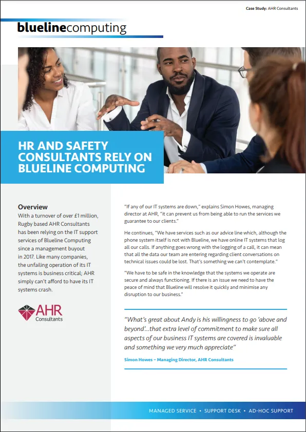 Case Study - AHR Consultants